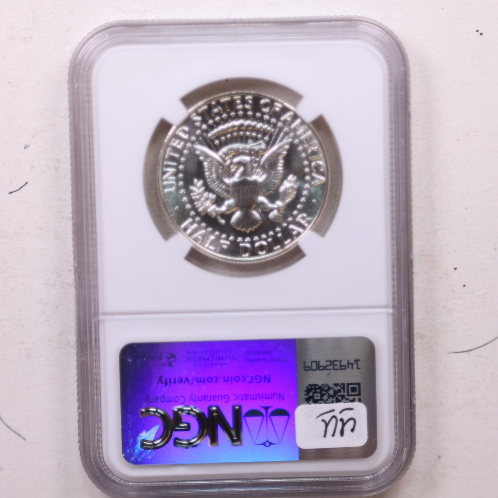 1966 Kennedy Silver Clad Half Dollar, Uncirculated Coin, NGC MS-66, Store #GHR157.