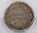 1895-S Barber Silver Dime, Circulated Coin, PCGS Fine-12, Store Sale