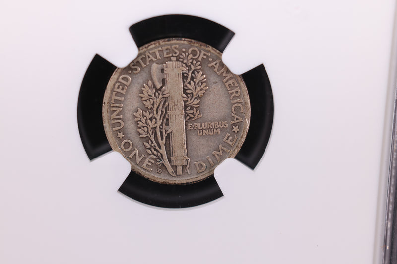 1921-D Mercury Silver Dime., NGC Graded VF-20. Store