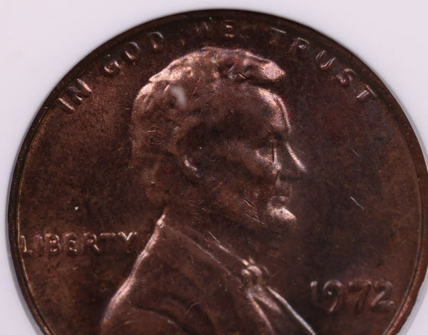 1972 Lincoln Memorial Cents., ANACS MS65 R/B. FS-033.53, Store #0867