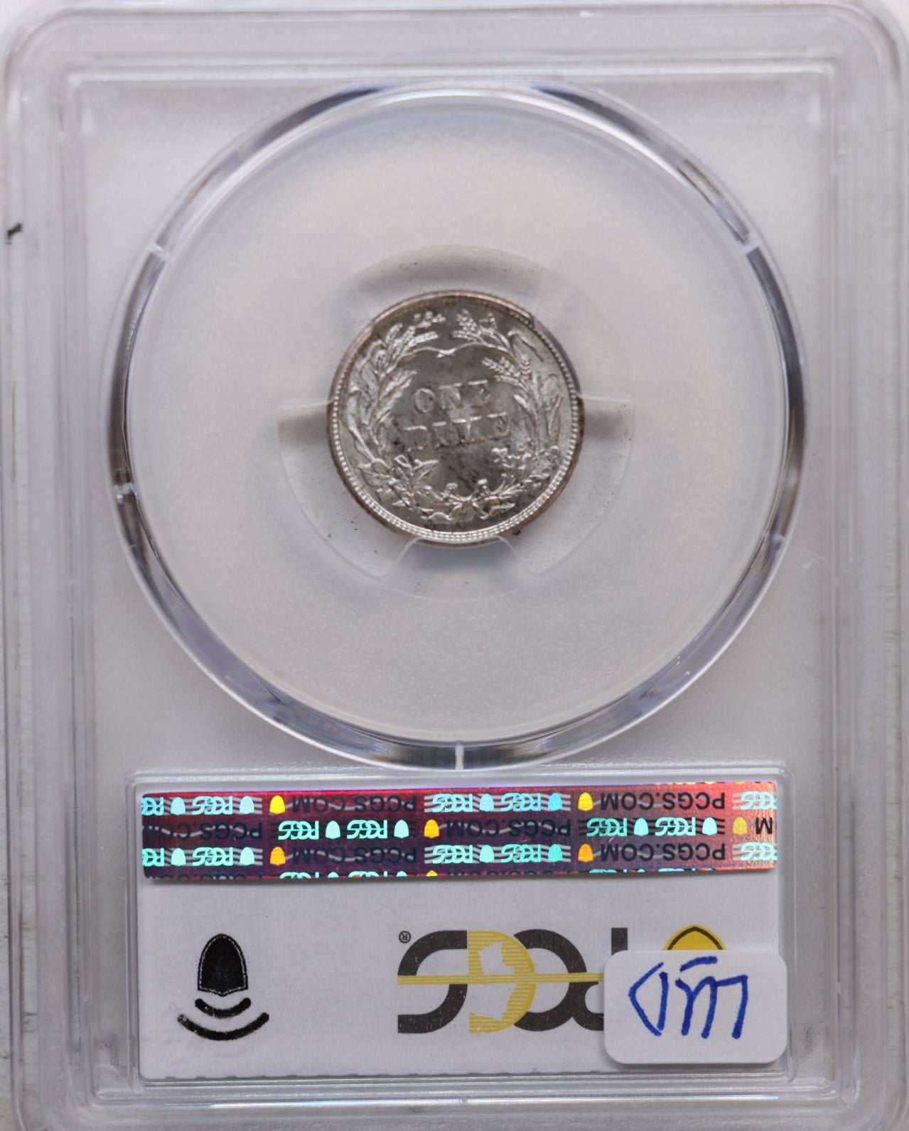 1911 Barber Silver Dime, Uncirculated Coin, PCGS MS-65, Store Sale #DE785.