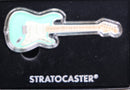 1 Troy Ounce Silver, Shaped and Formed into a Fender Guitar. Store Sale S0004.