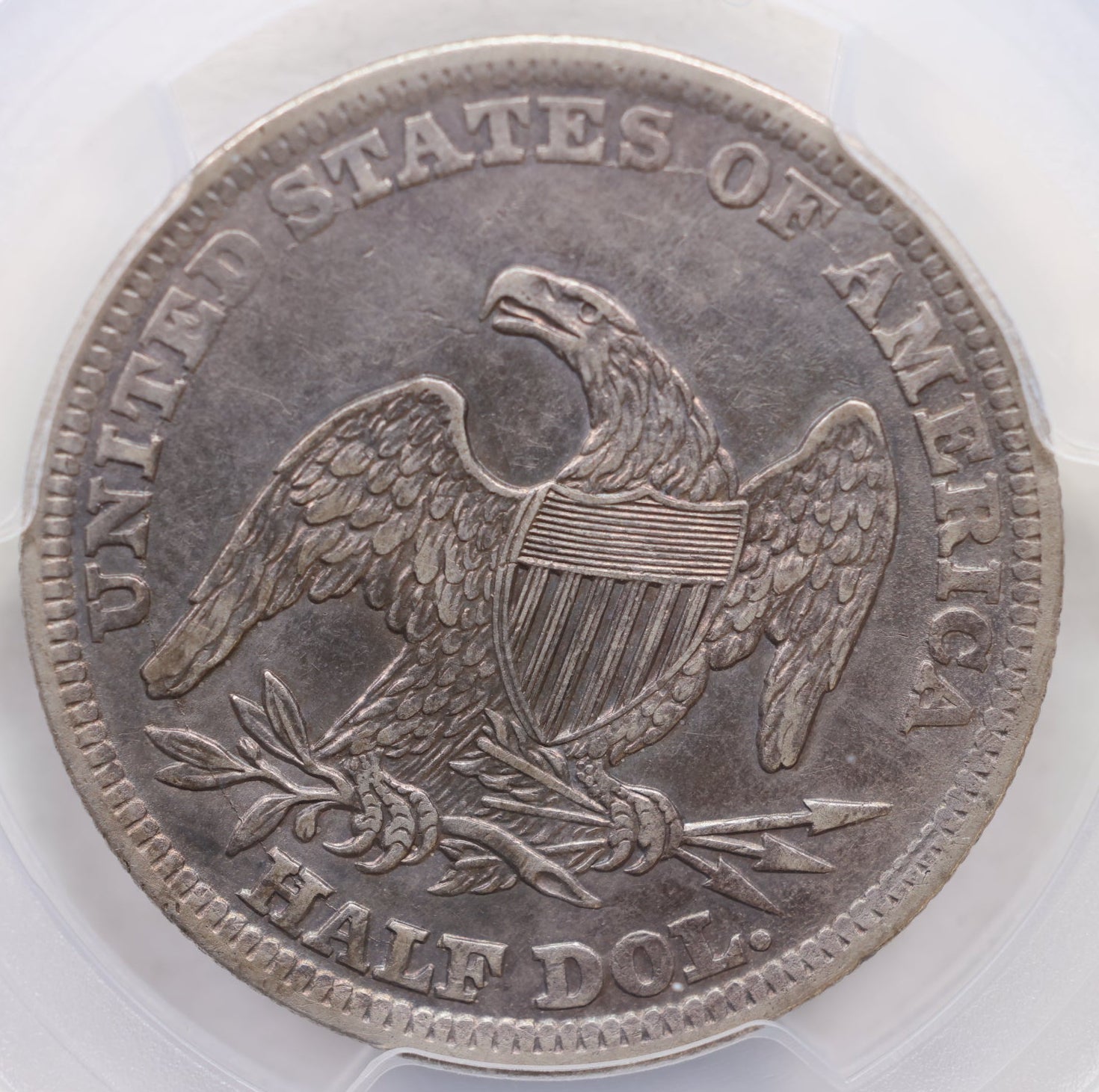 1838 Cap Bust Half Dollar, Reeded Edge, PCGS XF-45, Store Sale #GHR094