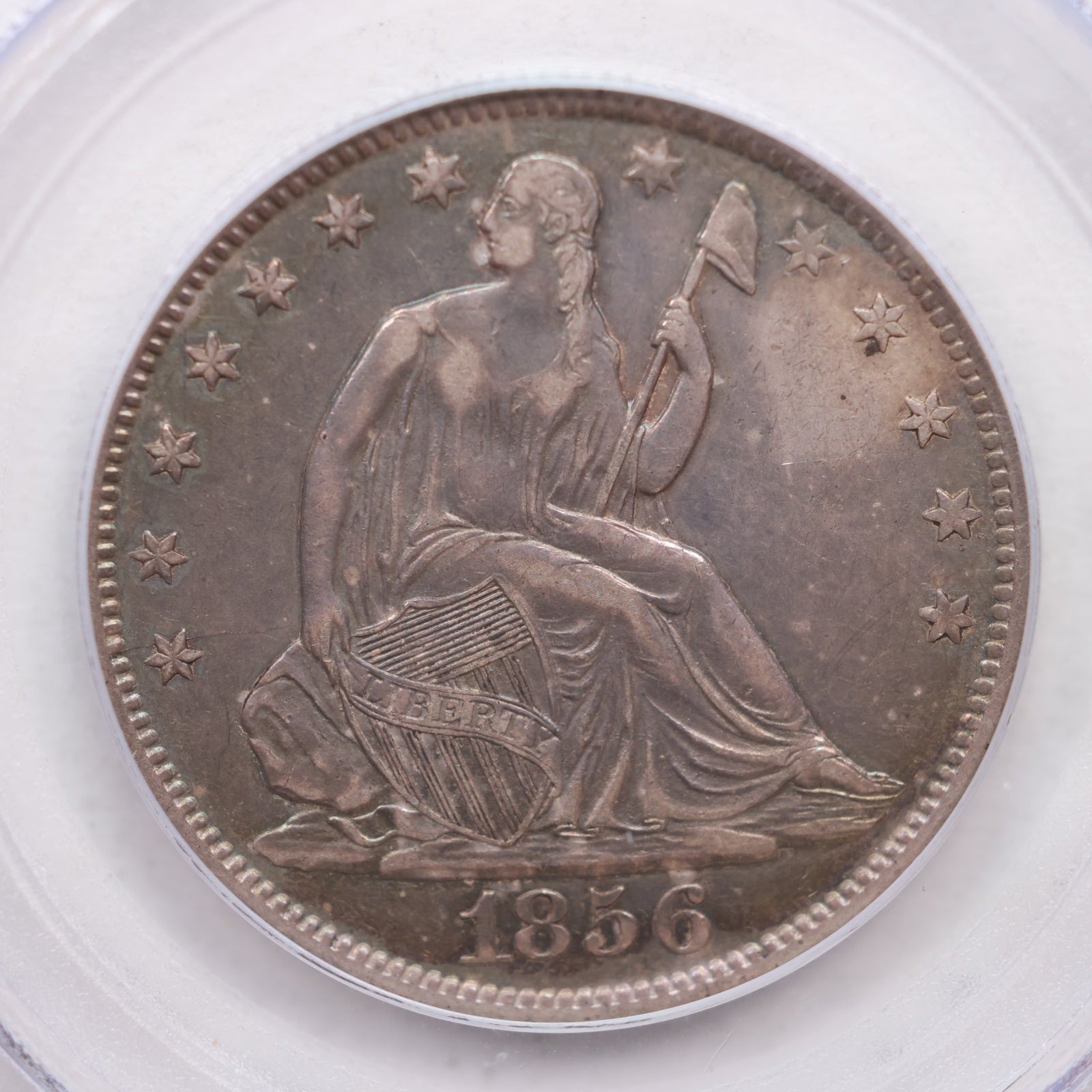 1856-O Seated Liberty Half Dollar, Circulated Coin, PCGS XF-45, Store #HR0749.