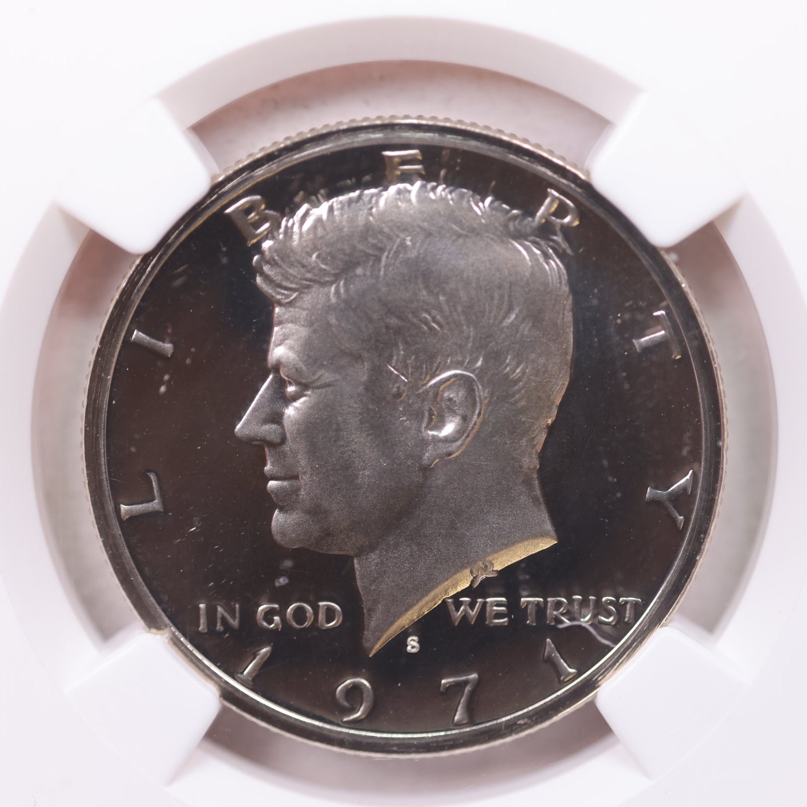 1971-S Kennedy Clad Half Dollar, SMS Coin, NGC PF-68, Store #GHR161.