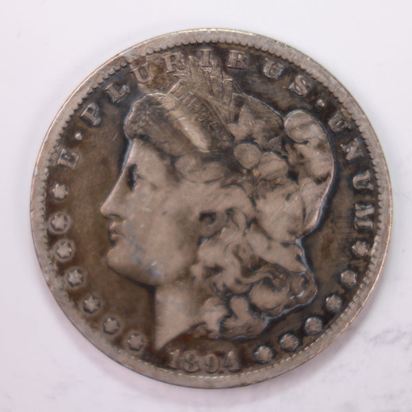 1894-O $1., Morgan Silver Dollar., Very Good., Circulated Coin, Store #DR0580