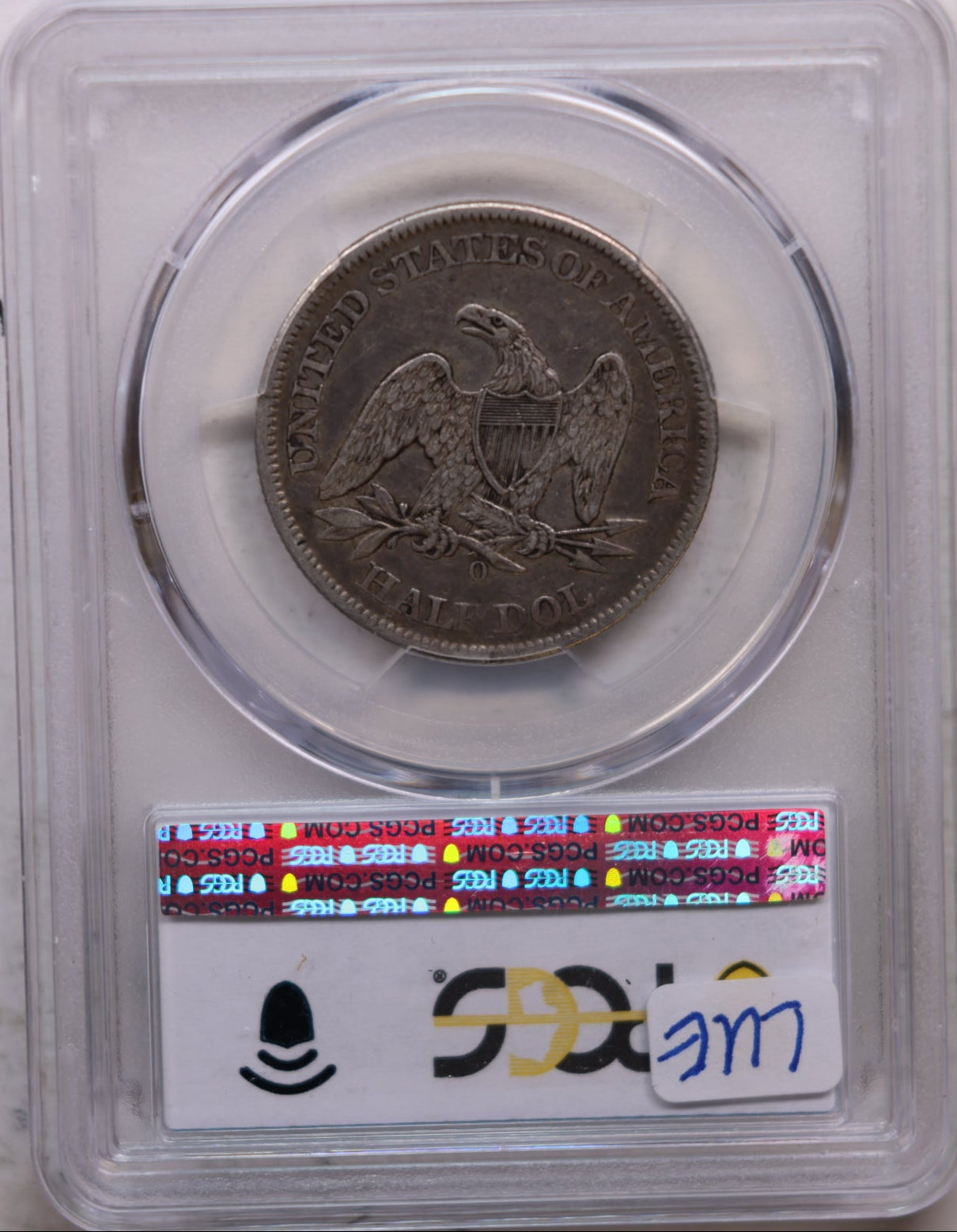 1861-O Seated Liberty Half Dollar, Circulated Coin, PCGS VF-35, Store #HR0750.