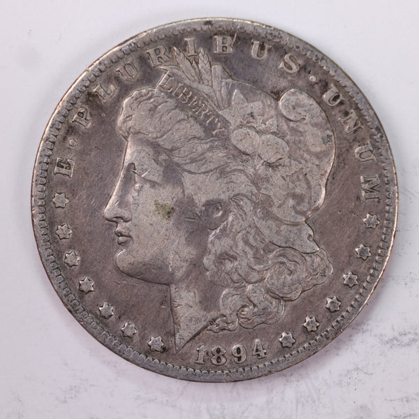 1894-O $1., Morgan Silver Dollar., Very Good., Circulated Coin, Store #DR0581