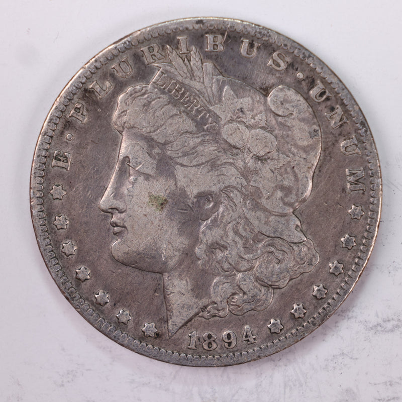 1894-O $1., Morgan Silver Dollar., Very Good., Circulated Coin, Store