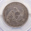 1861-O Seated Liberty Half Dollar, Circulated Coin, PCGS VF-35, Store