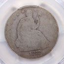1872-CC Seated Liberty Half Dollar, Circulated Coin, PCGS FR-02, Store