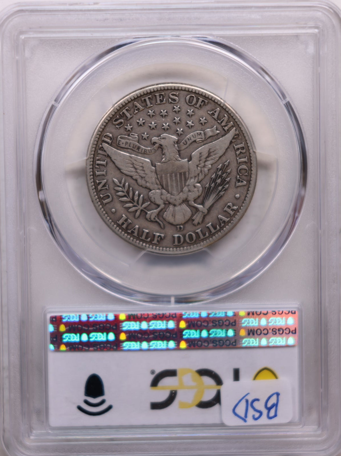 1915-D Barber Half Dollar, Circulated Coin, PCGS VF-25, Store Sale #HR0752.