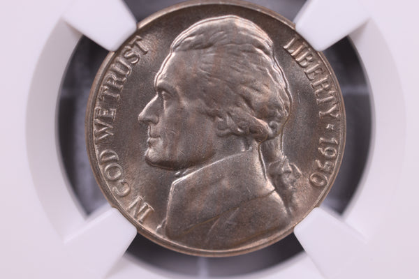 1950-D Jefferson Nickel., Better Date, NGC MS-66., Store #0872