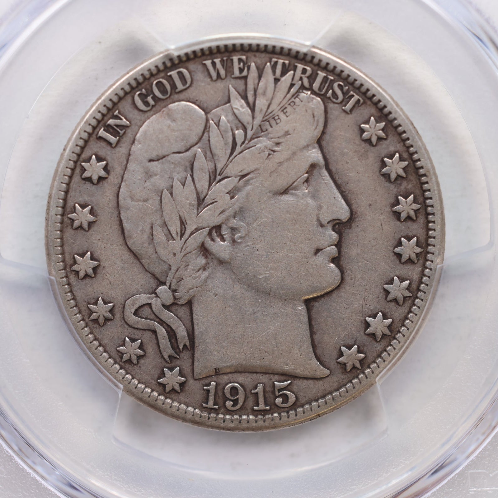 1915-D Barber Half Dollar, Circulated Coin, PCGS VF-25, Store Sale #HR0752.