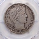 1915-D Barber Half Dollar, Circulated Coin, PCGS VF-25, Store Sale