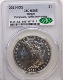 2021-(CC) Morgan 100th Anniversary Commemorative, CAC MS-69, Store