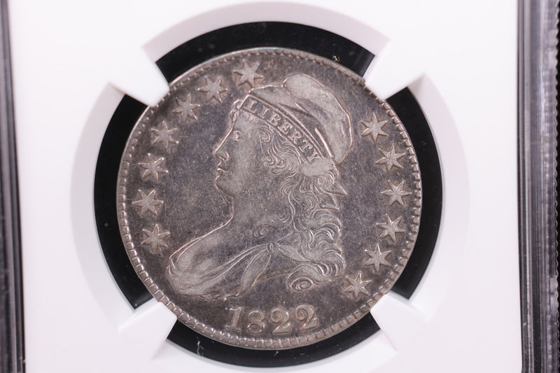 1822 Cap Bust Half Dollar., NGC Graded VF-35. Store