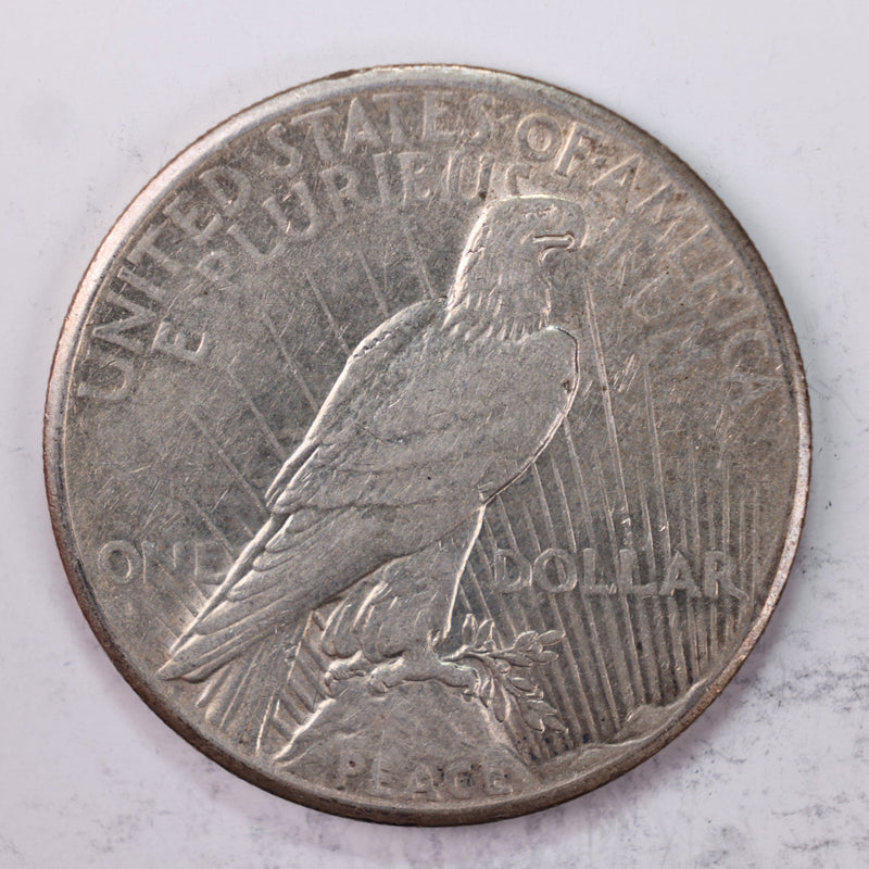 1927 Peace Silver Dollar., About Uncirculated Coin., Store Sale