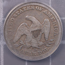 1860-S Seated Liberty Quarter., ANACS VG-08 Details., Store