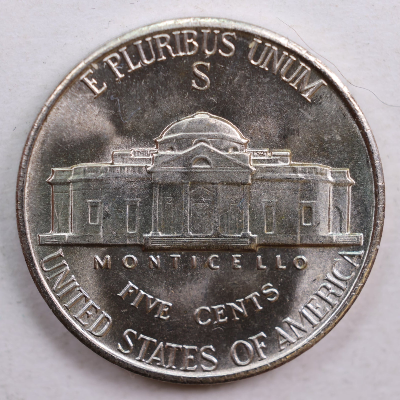 1943-S Jefferson Nickel, Mint State Uncirculated Coin, Store #NL605