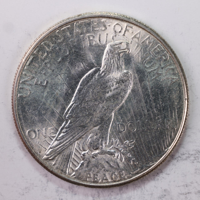 1922-S Peace Silver Dollar., Gem Mint State.,  Uncirculated Coin., Store Sale