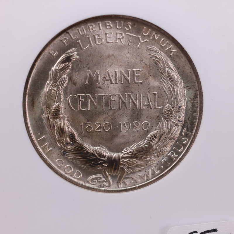 1920 Maine, Commemorative Half Dollar., NGC Graded MS-66. Store