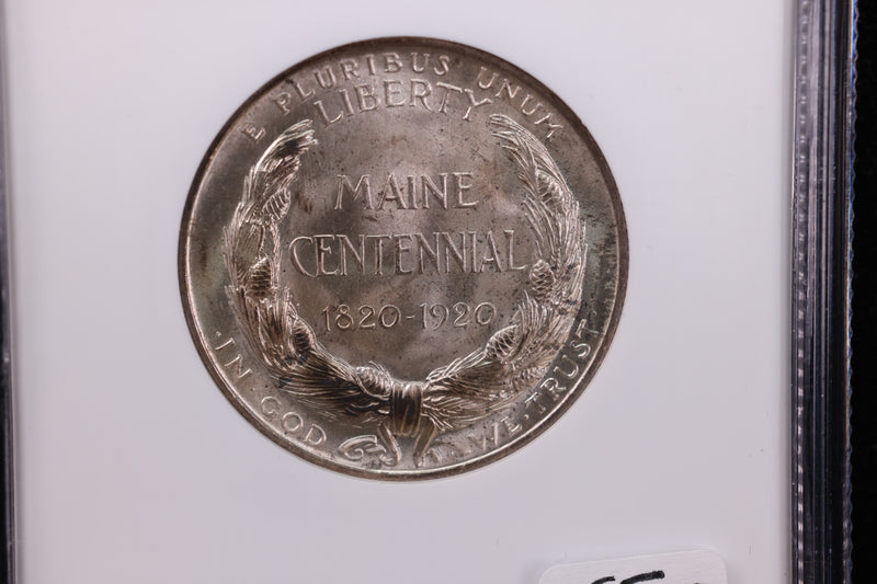 1920 Maine, Commemorative Half Dollar., NGC Graded MS-66. Store