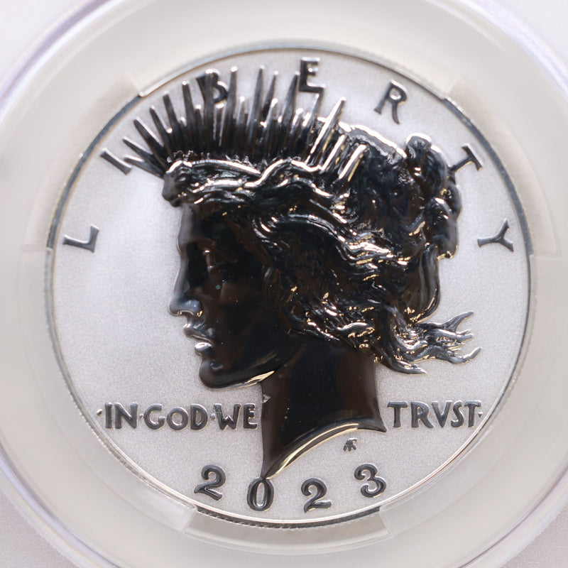 2023-S Peace Dollar Commemorative, Reverse Proof, CAC PF-69. Store Sale