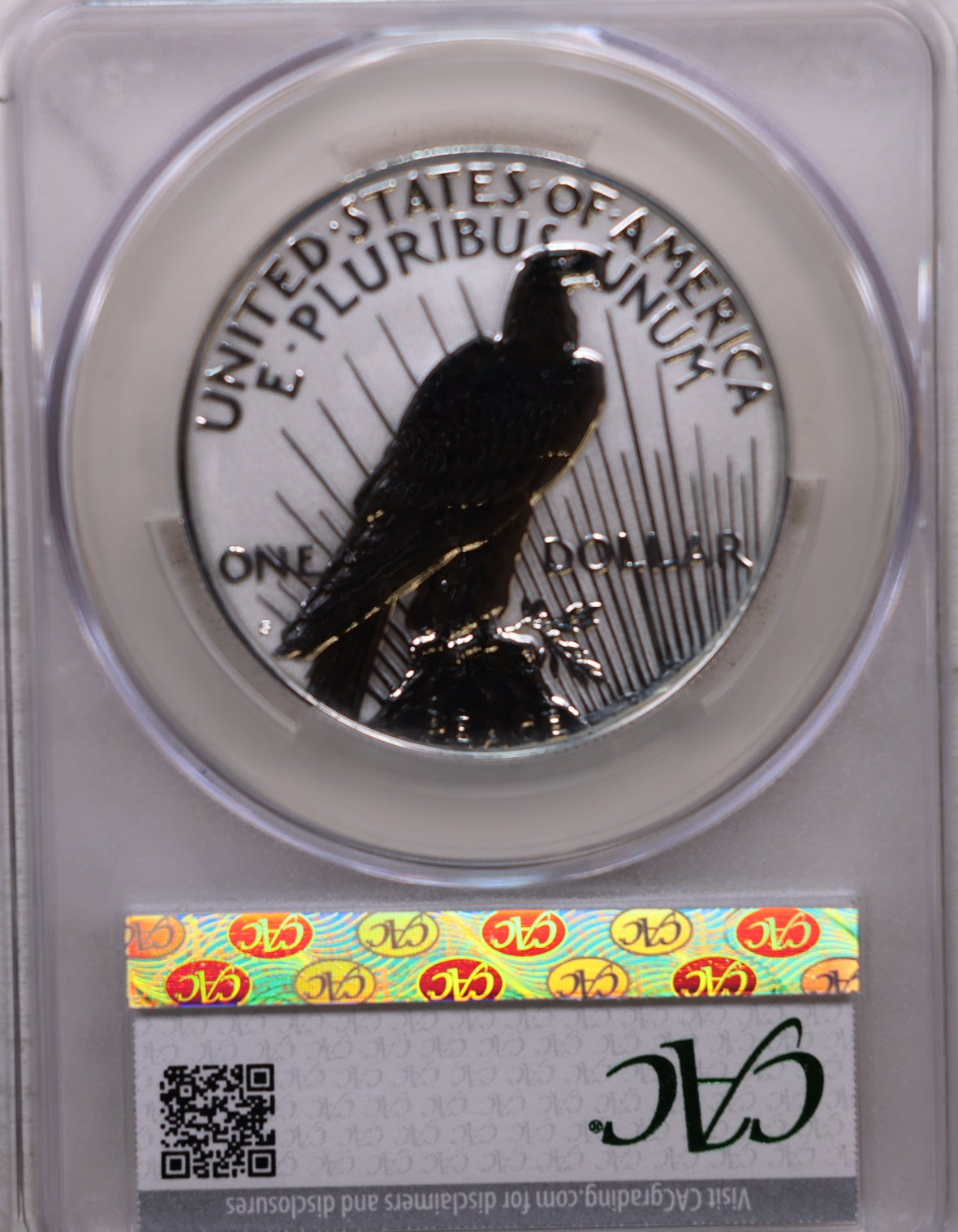 2023-S Peace Dollar Commemorative, Reverse Proof, CAC PF-69. Store Sale #GMC278.