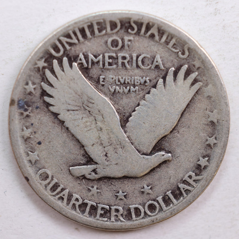 1929-D Standing Liberty Quarter, Very Good Circulated Coin, Store