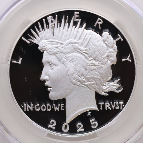 2025-S Peace Dollar Commemorative, GEM Proof, CAC PF-70. Store Sale #GMC280.