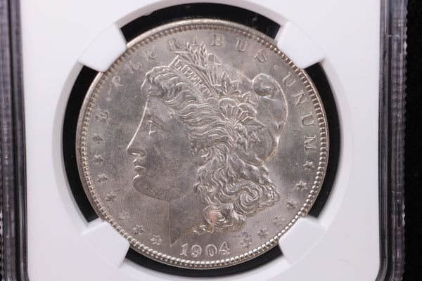 1904 Morgan Silver Dollar., NGC Graded MS-63. Store #30026