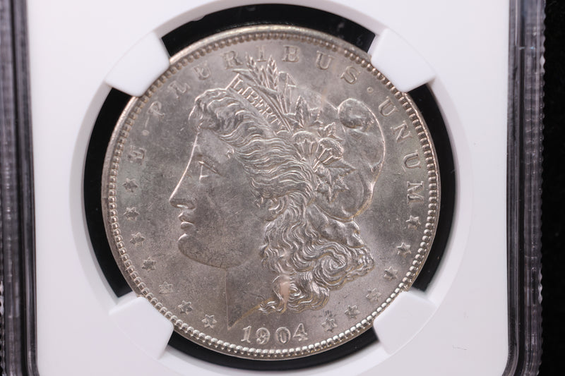 1904 Morgan Silver Dollar., NGC Graded MS-63. Store