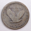 1927-D Standing Liberty Quarter, Very Good Circulated Coin, Store