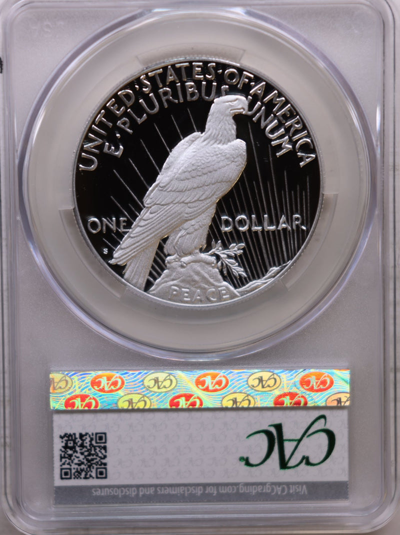 2025-S Peace Dollar Commemorative, GEM Proof, CAC PF-70. Store Sale