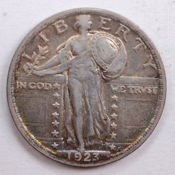 1923 Standing Liberty Quarter, Extra Fine Circulated Coin, Store #QR597