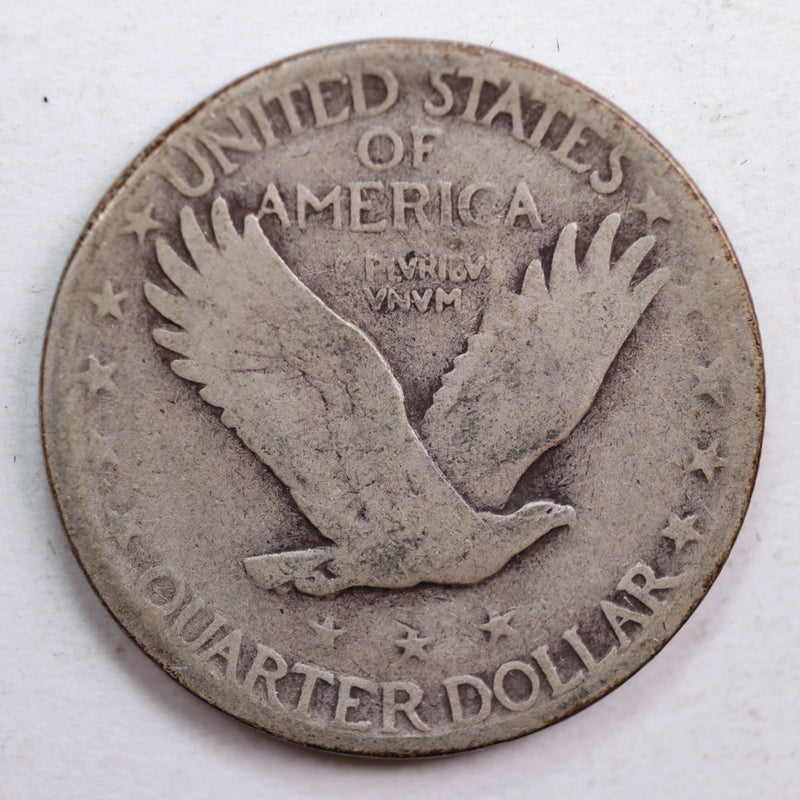 1928-S Standing Liberty Quarter, Very Good Circulated Coin, Store