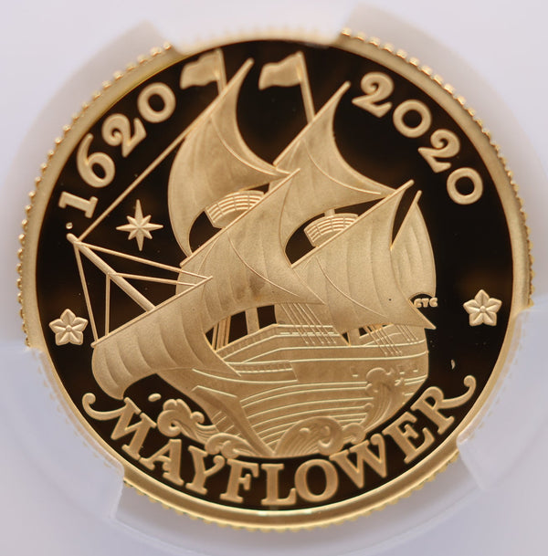 2020 400th Anniversary Mayflower Voyage Commemorative, CAC PF-70. #GMC283.