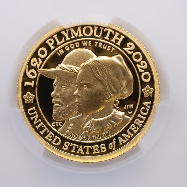 2020 400th Anniversary Mayflower Voyage Commemorative, CAC PF-69. #GMC284.