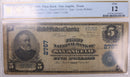 1902 $5 National Bank Note., San Angelo, TX., PCGS F-12., Store Sale