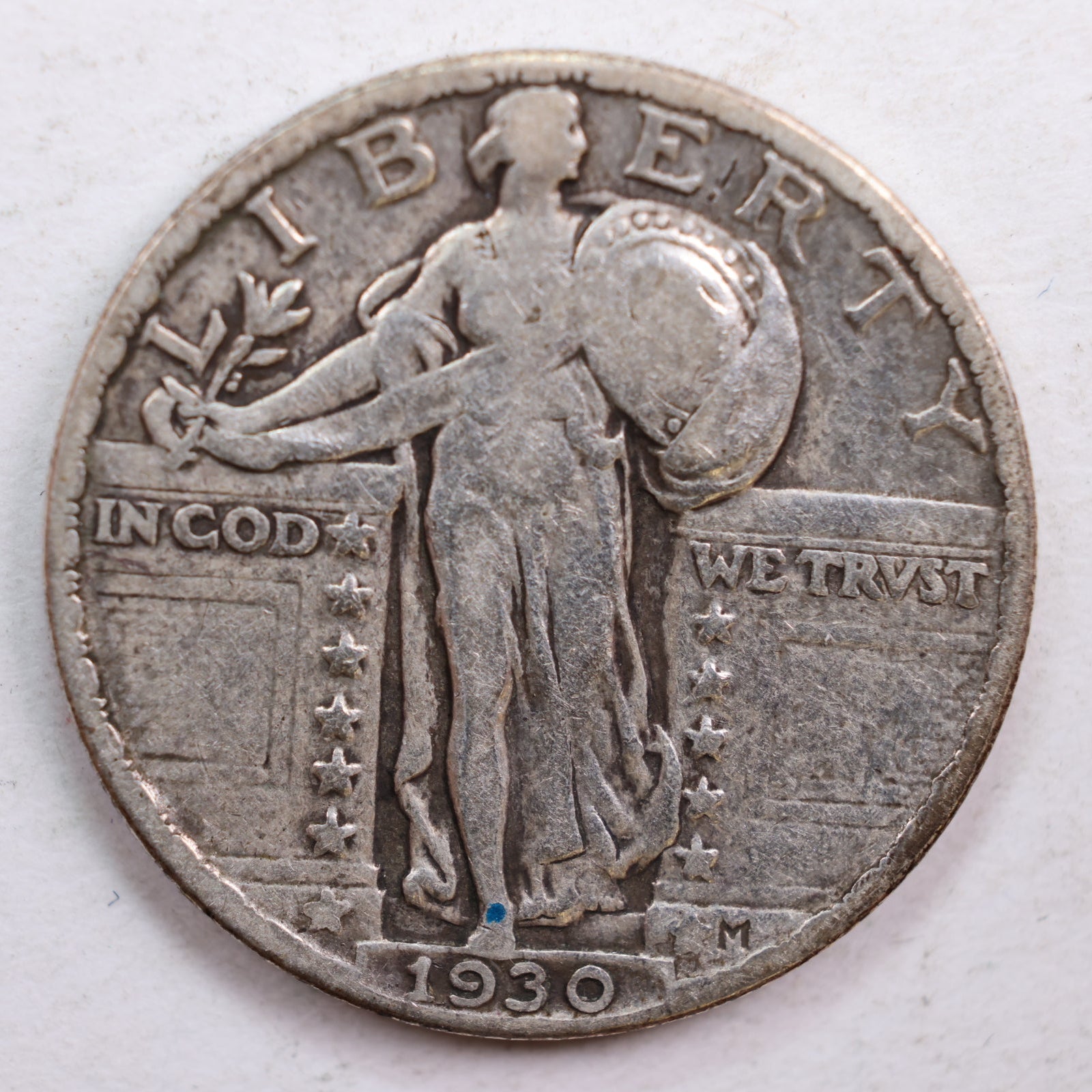 1930 Standing Liberty Quarter, Fine Circulated Coin, Store #QR606