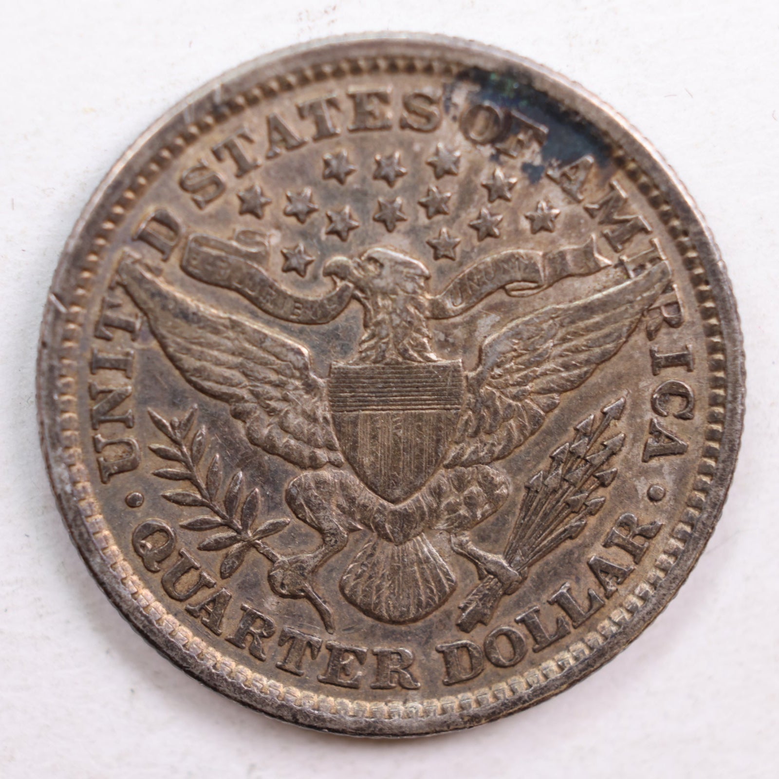 1892 Barber Quarter, Abt Uncirculated Coin, Store #QR608