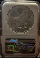 .999 Silver, 1 Troy Ounce, 2021(W) American Silver Eagle, NGC MS-70, Store