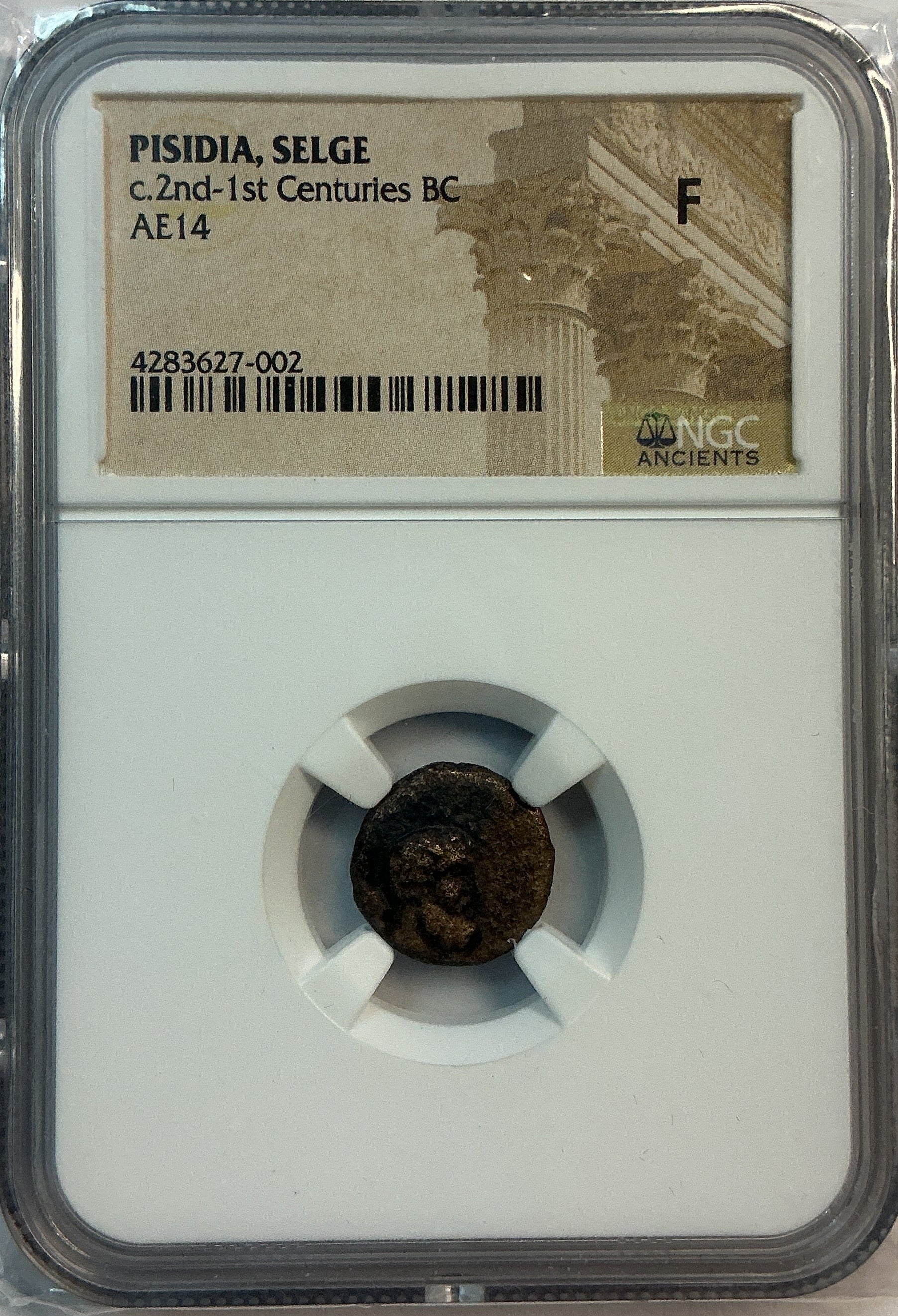Ancient Coinage, PISIDIA, SELGE, 2nd-1st Centuries BC, AE14, Store #AT0031