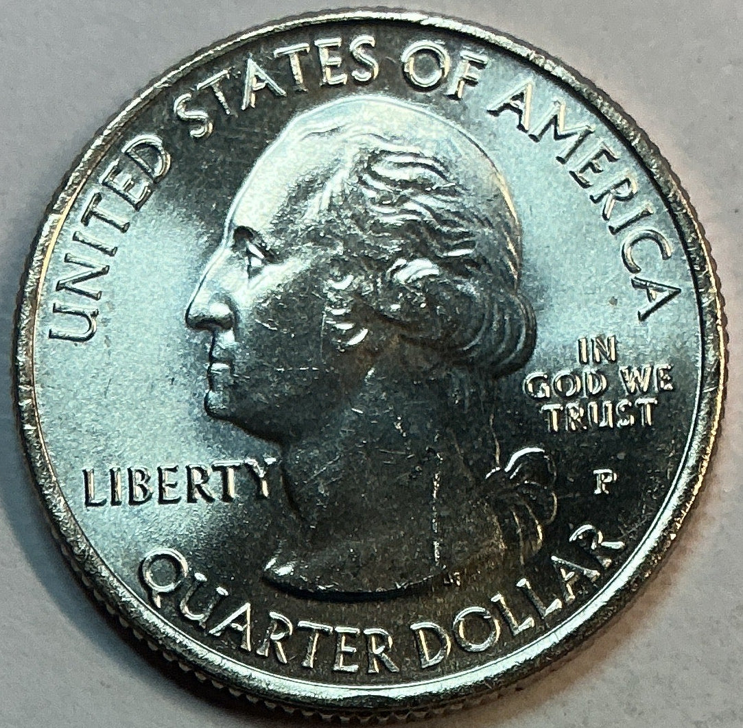 2010-P Brillant Uncirculated, Mount Hood National Park, Oregon, Washington Quarter