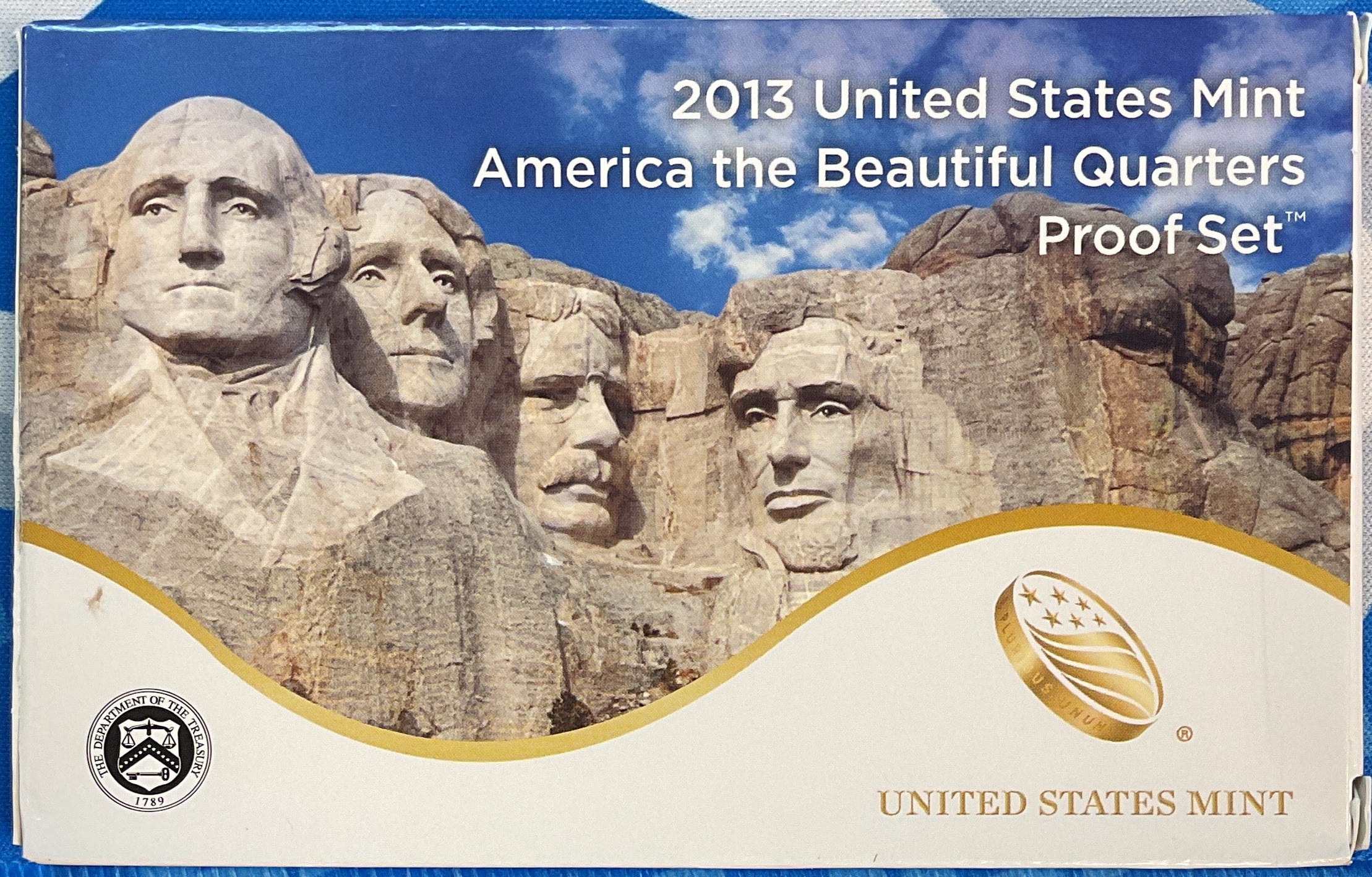 2013 U.S. Mint America the Beautiful Quarters Proof Set, in Original Government Packaging