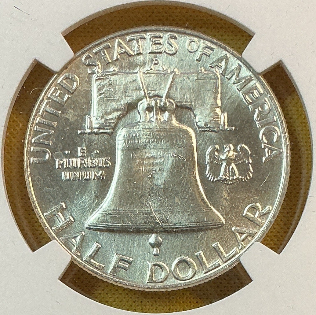 1960-D Franklin Half Dollar, NGC MS 64, Store #HR2110
