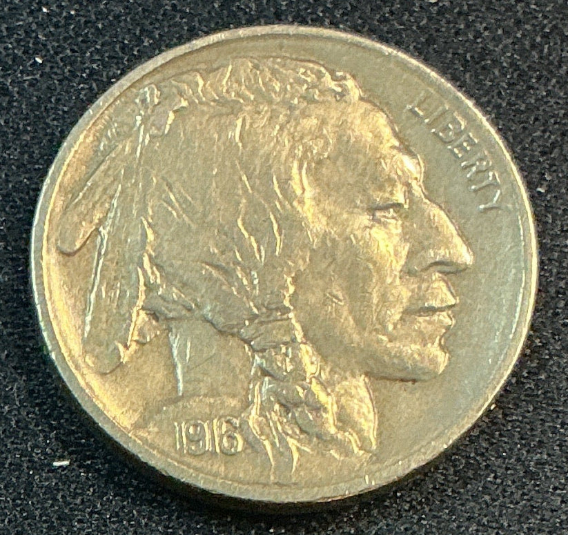 1916-S Buffalo Nickel, Extra Fine+ Circulated Coin, Store #NL975