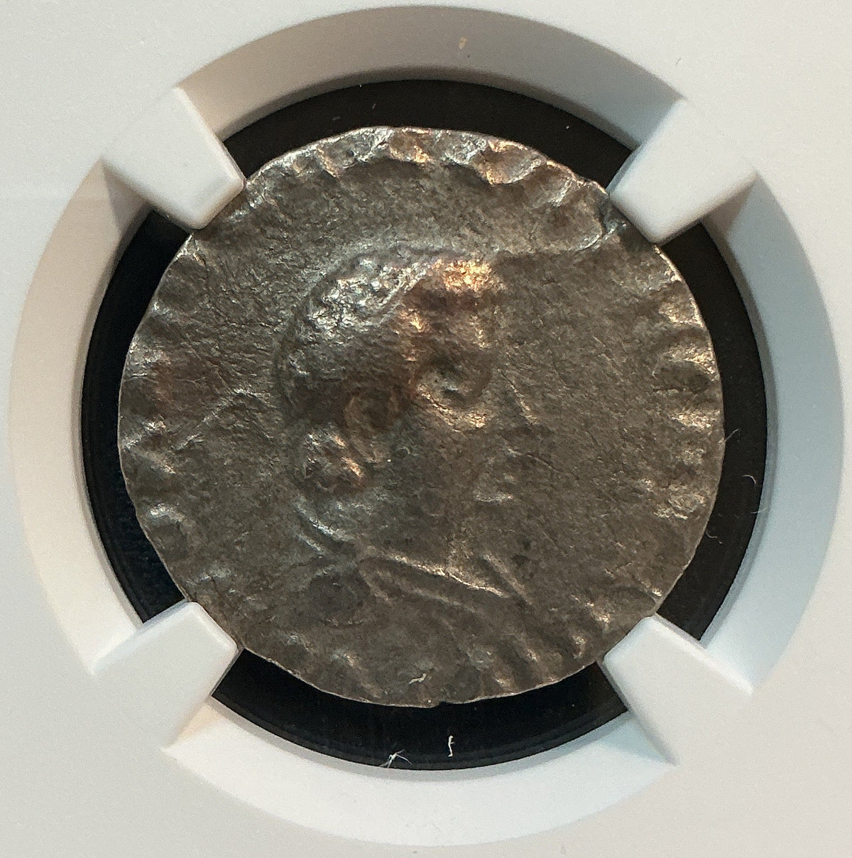 Ancient Coinage, F, Indo-Greeks, Hermaeus, AR Tetradrachm, c.105-90 BC, Store #AT0056