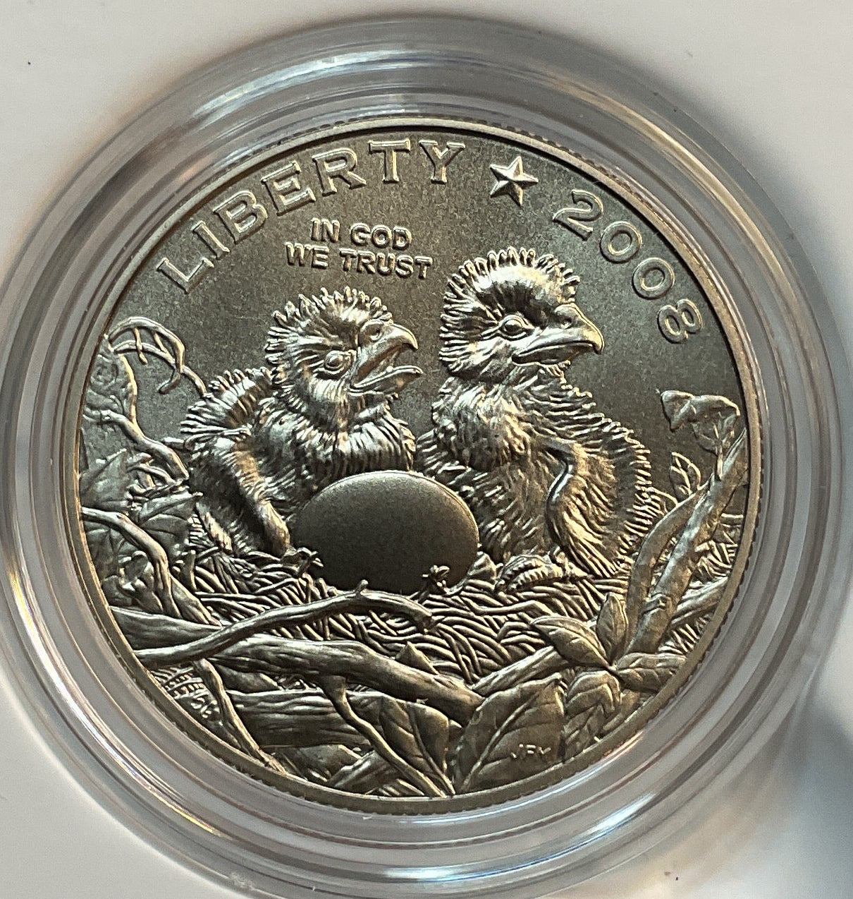 2008 Bald Eagle Commemorative Half-Dollar Coin, U.S. Mint, #PT049